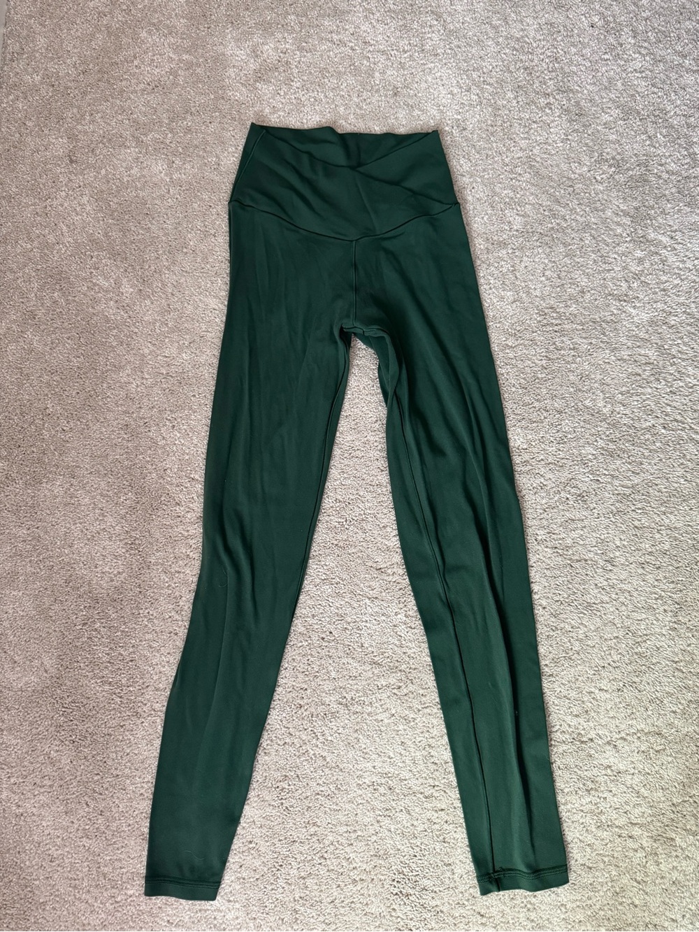 aerie Dark Green High-Waist Crossover Leggings